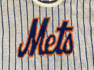 Vintage Majestic MLB NY Mets Orange Jersey Size Youth L Made In USA