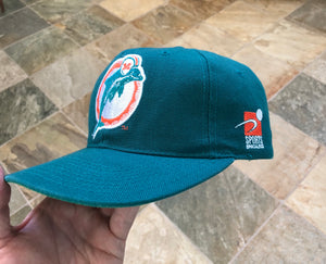 Vintage Miami Dolphins Sports Specialties Plain Logo Snapback Football Hat