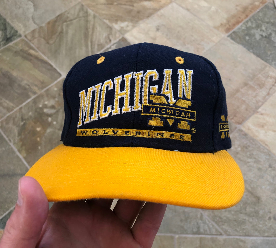 Vintage Michigan Wolverines Signature Snapback College Hat