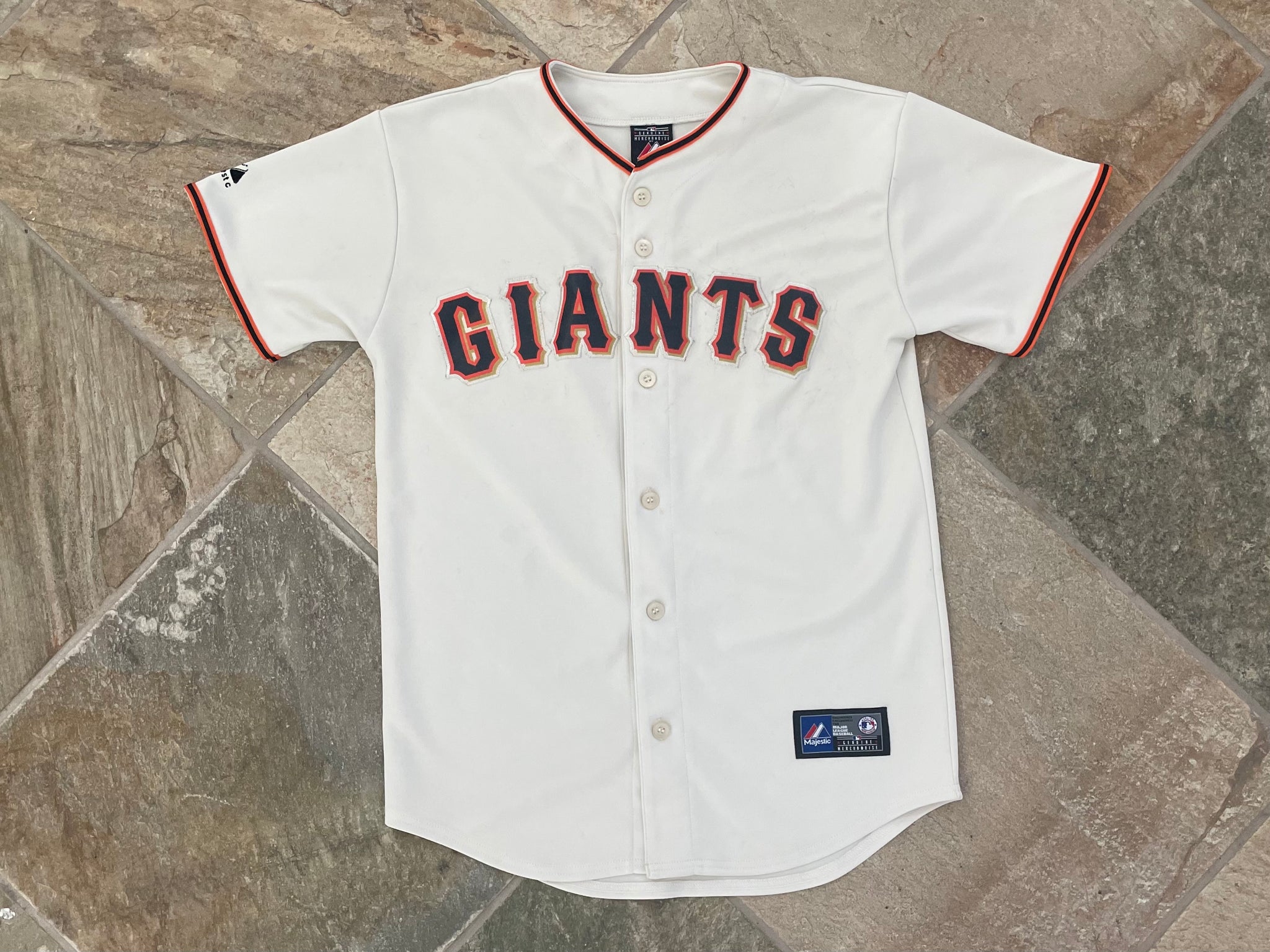 Vintage San Francisco Giants Majestic Baseball Jersey, Size Large