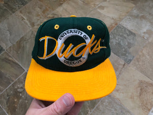 Vintage Oregon Ducks The Game Circle Logo Snapback College Hat