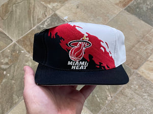 Vintage Miami Heat Logo 7 Splash Snapback Basketball Hat
