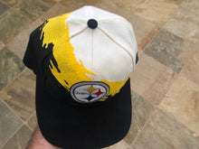 Load image into Gallery viewer, Vintage Pittsburgh Steelers Logo Athletic Splash Snapback Football Hat