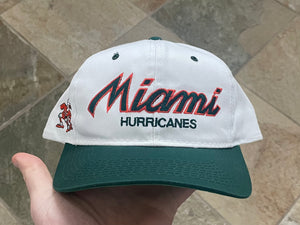 Vintage Miami Hurricanes Sports Specialties Script Snapback College Hat