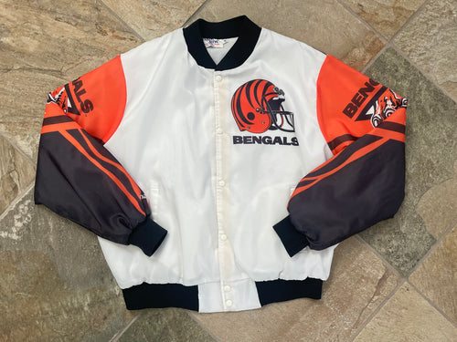 Vintage Cincinnati Bengals Chalk Line Fanimation Football Jacket, Size XL