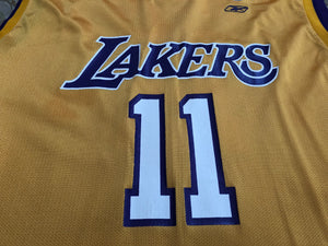 Vintage Los Angeles Lakers Karl Malone Reebok Basketball Jersey, Size XL