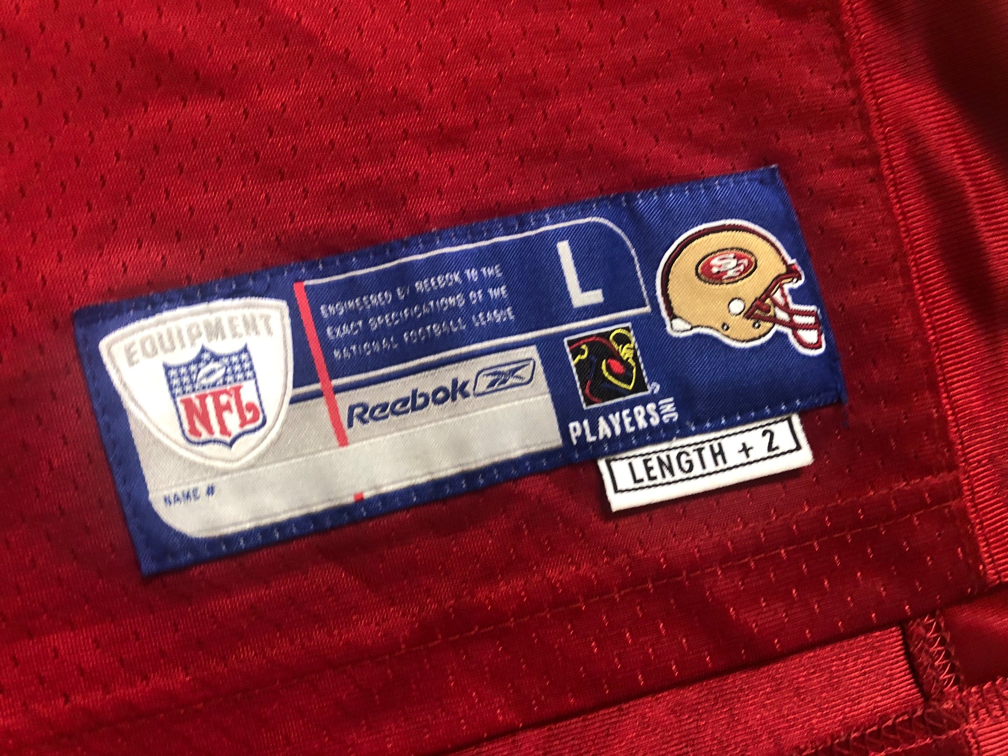 Vintage San Francisco 49ers Kevin Barlow Reebok Football Jersey, XL – Stuck  In The 90s Sports