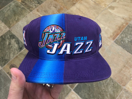 Vintage Utah Jazz Sports Specialties Draft Day Snapback Basketball Hat