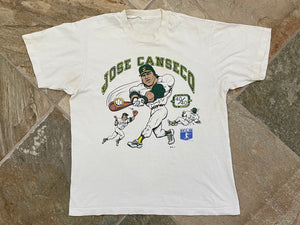 Vintage 1990 Jose Canseco Oakland A's MLB Baseball T-Shirt 