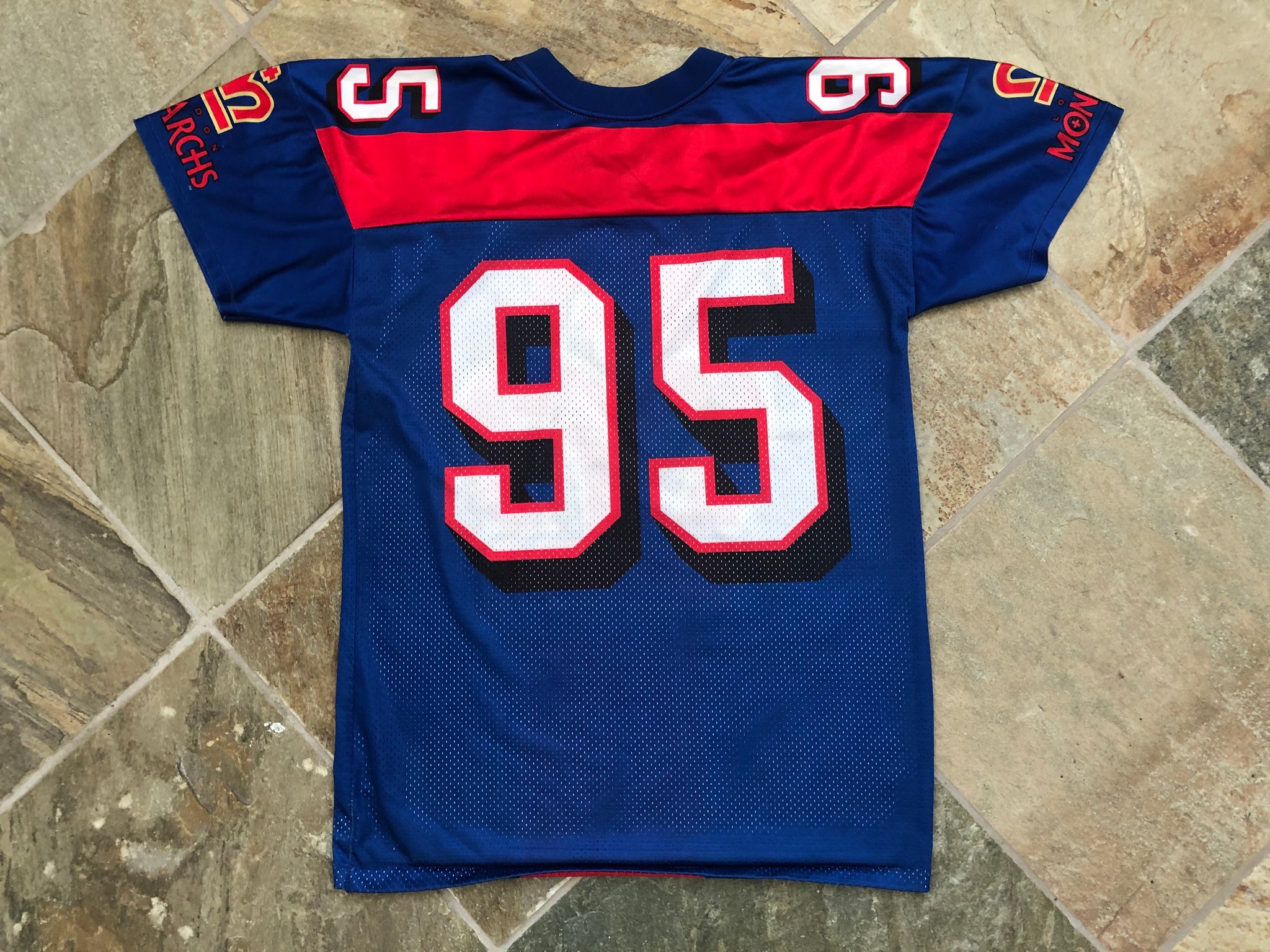 London Monarchs Vintage 1995 Reebok World League Jersey NFL Europe - Size S