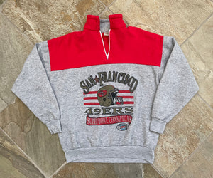 Vintage San Francisco 49ers Super Bowl XXIV Football Sweatshirt, Size Large