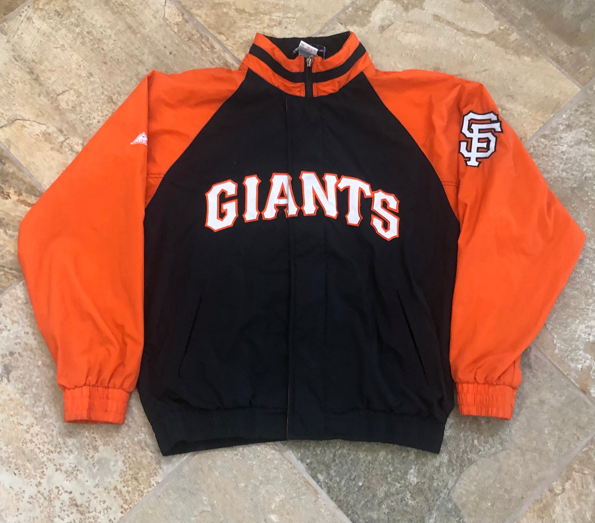 Majestic San Francisco Giants Black Baseball Jersey Stitches Youth Large