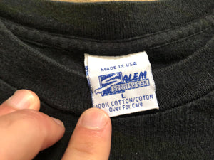 Vintage Hartford Whalers Salem Sportswear All Over Print Hockey Tshirt, Size Large