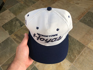 Vintage Georgetown Hoyas Sports Specialties Script Snapback College Hat.