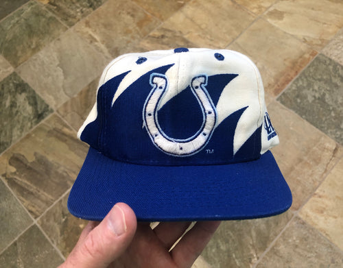 Vintage Indianapolis Colts Logo Athletic Sharktooth Snapback Football Hat