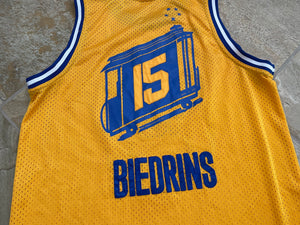 Golden State Warriors Andris Biedrins Adidas Swingman Basketball Jersey, Size 54 XXL
