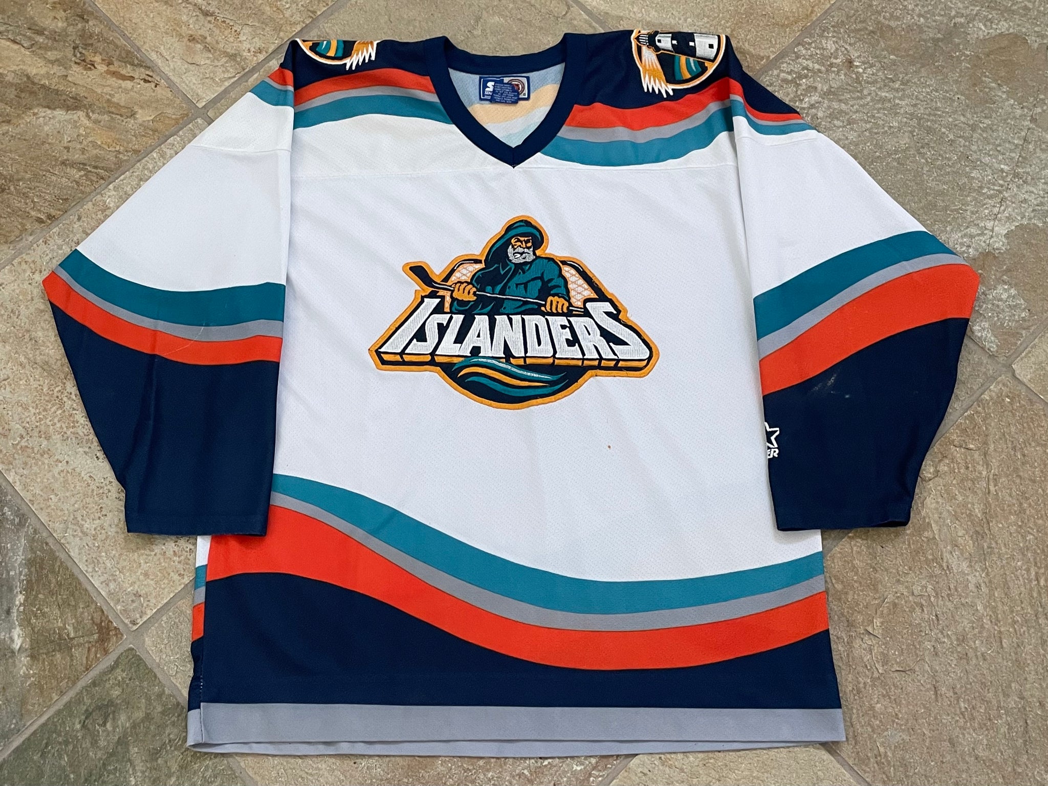 90's New York Islanders Fisherman CCM NHL Jersey Size Large – Rare