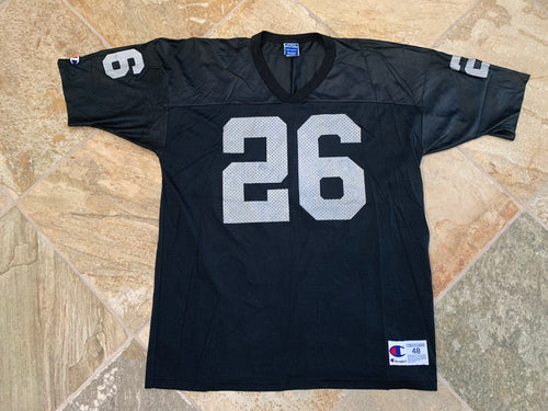 Vintage Oakland Raiders Napoleon Kaufman Champion Football Jersey, Size 48, XL