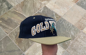 Vintage Sacramento Gold Miners CFL Starter Snapback Football Hat