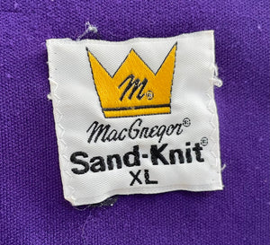 Vintage Los Angeles Lakers Magic Johnson Sand Knit Basketball Jersey, Size XL