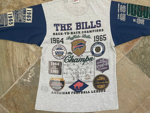 Vintage Buffalo Bills Long Gone Football Tshirt, Size Large