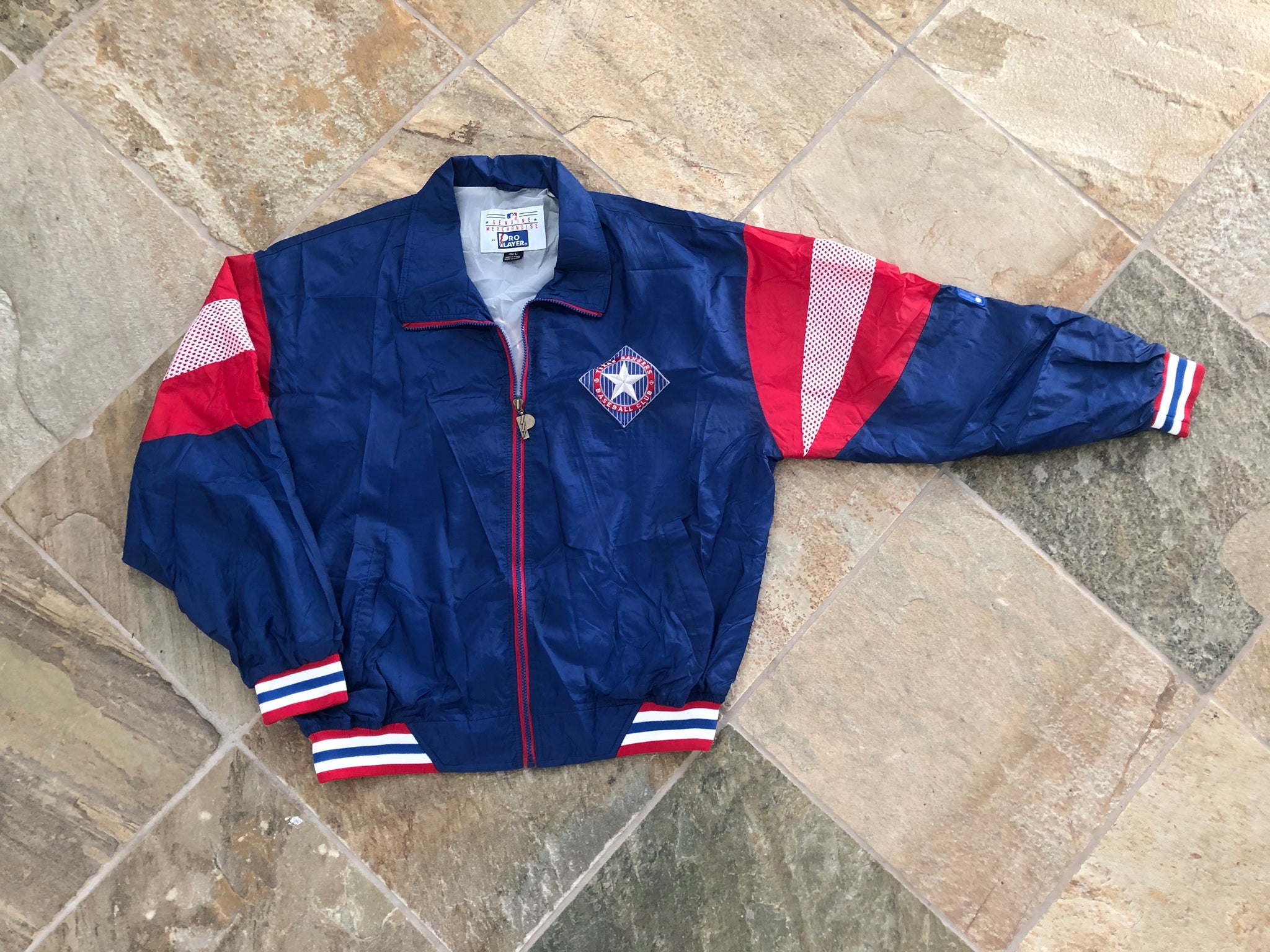 Vintage STARTER NHL Texas Rangers Satin Bomber Jacket American 