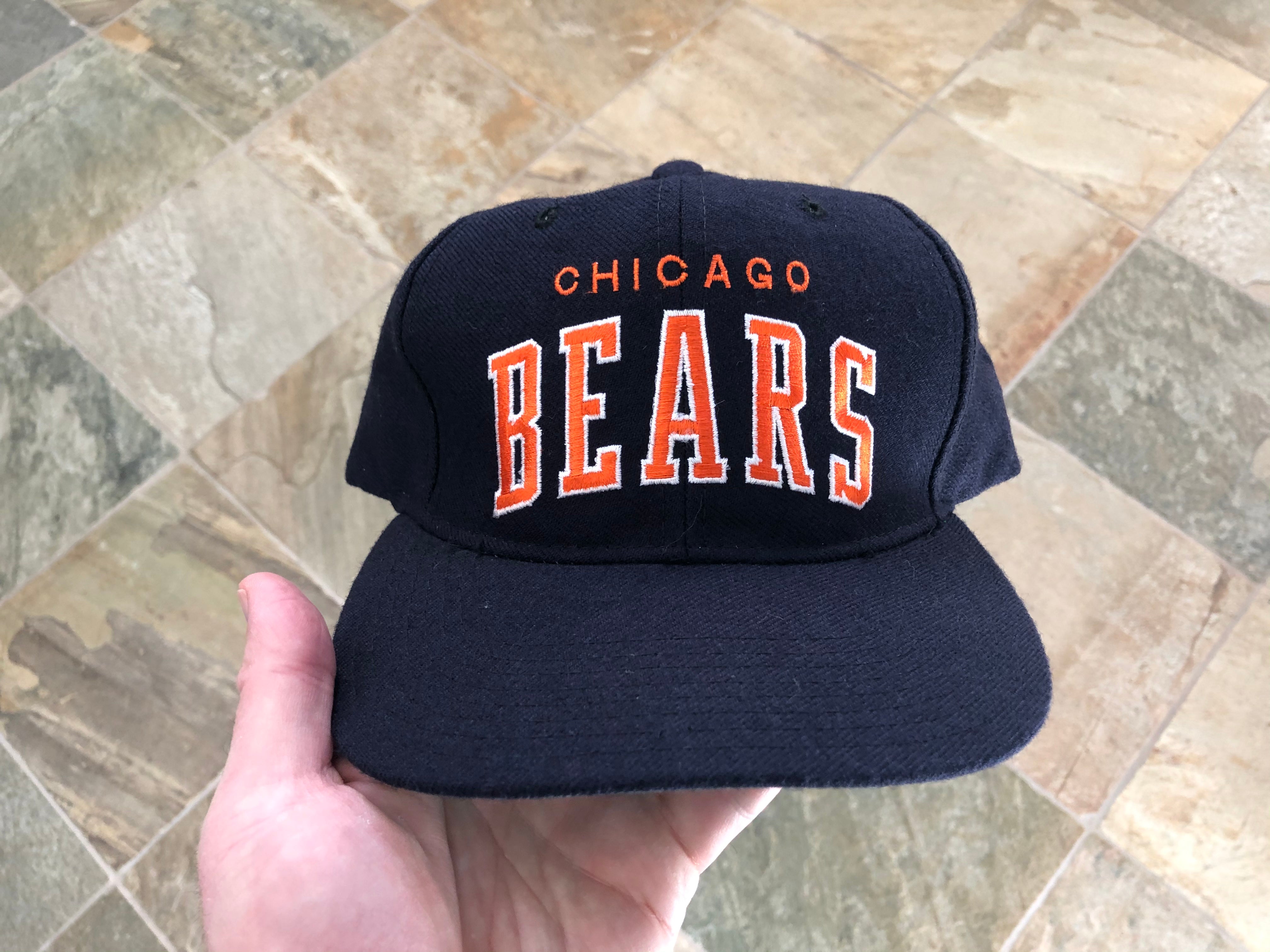 Vintage Starter Chicago Bears Wool Snapback Cap Hat