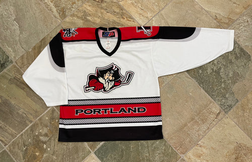 Vintage Portland Pirates SP AHL Hockey Jersey, Size Large