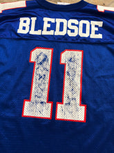 Load image into Gallery viewer, Vintage New England Patriots Drew Bledsoe Logo Athletic Football Jersey, Size Large