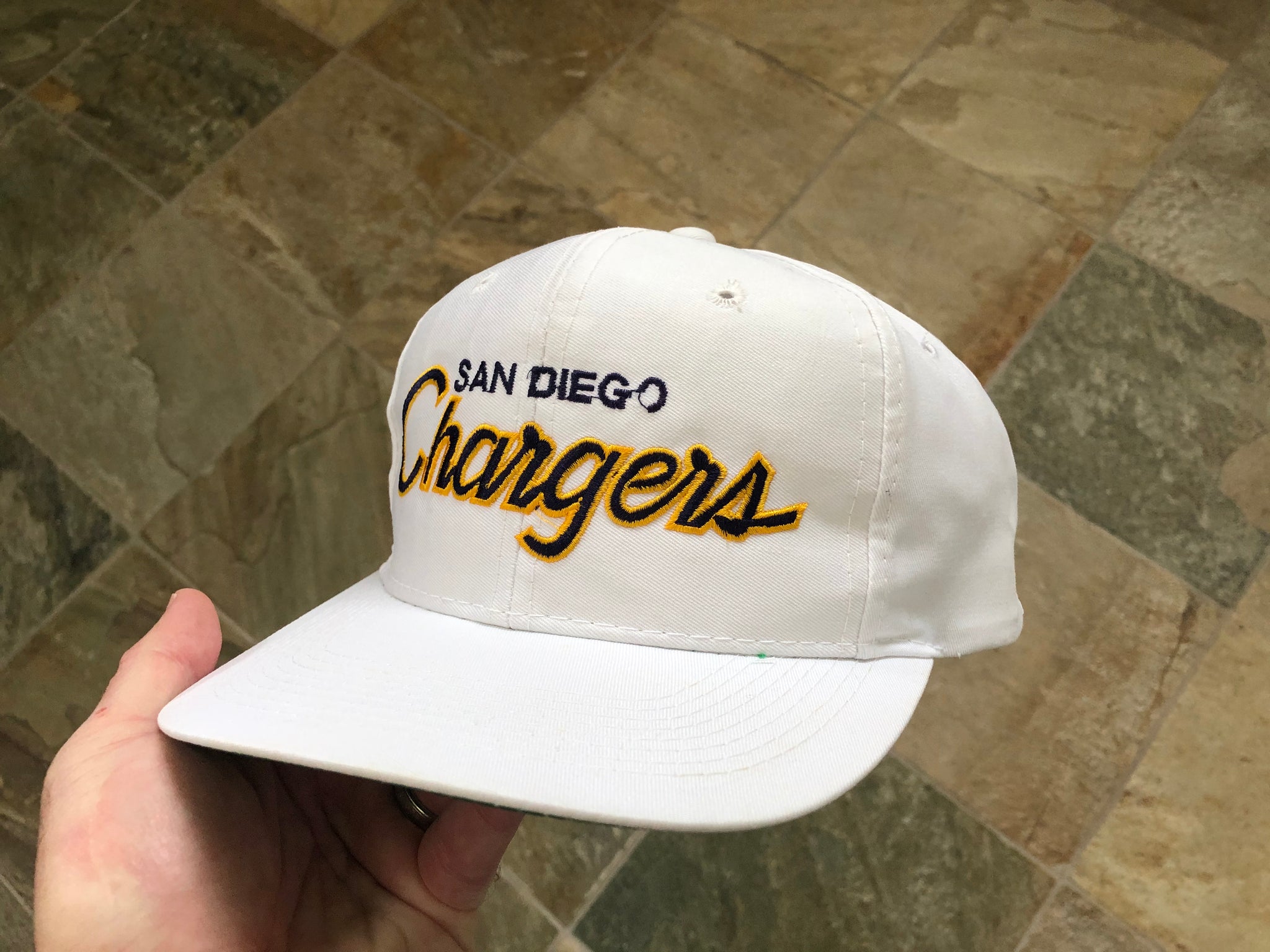 Vintage San Diego Chargers Sports Specialties Script SnapBack