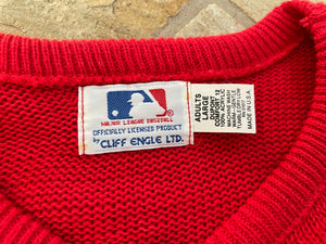 Vintage Boston Red Sox Cliff Engle Sweater Baseball Sweatshirt, Size Large