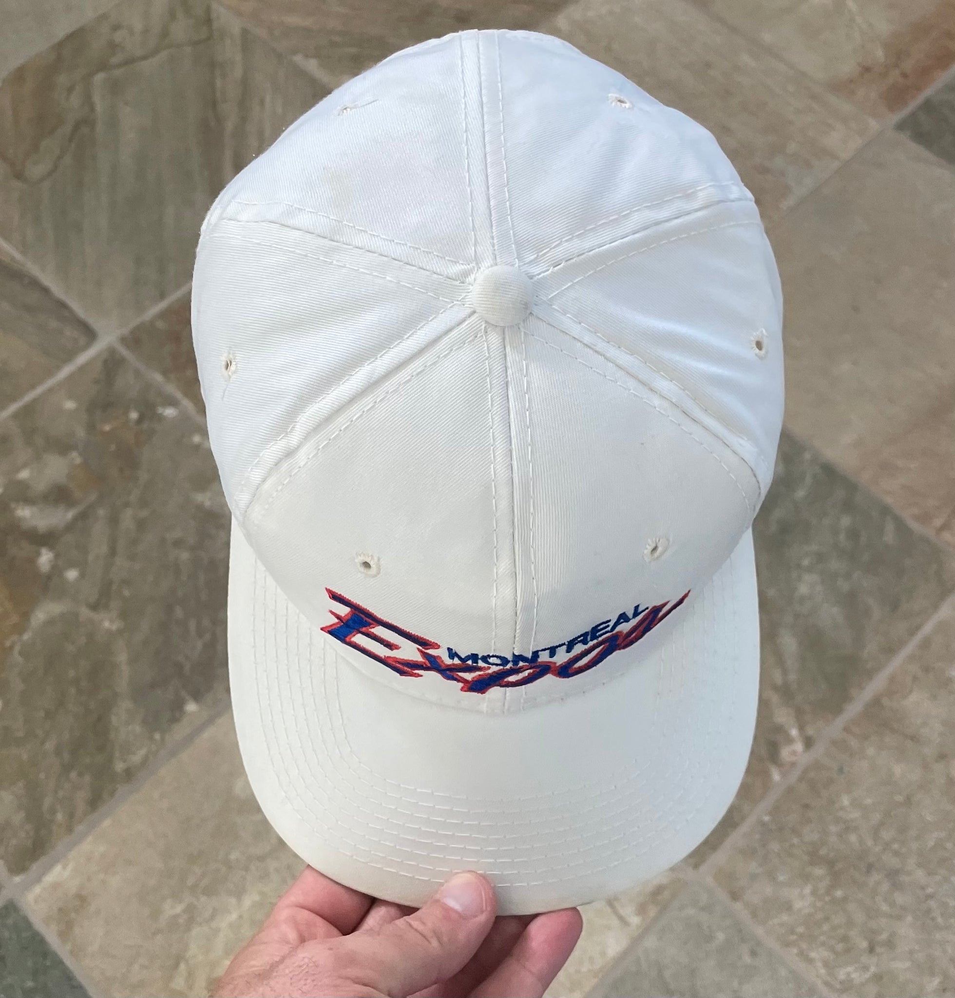 Vintage Montreal Expos Sports Specialties Script Snapback Baseball