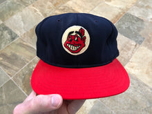 Load image into Gallery viewer, Vintage Cleveland Indians Chief Wahoo AJD Snapback Baseball Hat