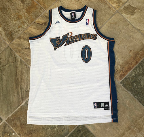 Vintage Washington Wizards Gilbert Arenas Adidas SwingMan Basketball Jersey, Size XL