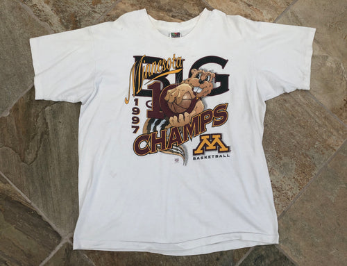 Vintage Minnesota Golden Gophers NCAA College Tshirt, Size XL