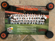 Load image into Gallery viewer, Vintage San Francisco Giants 1986 Baseball Team Poster