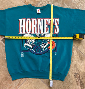 Vintage Charlotte Hornets Crewneck Basketball Jacket, Size XL