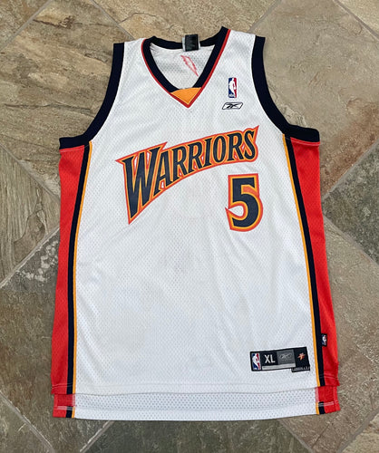 Vintage Golden State Warriors Baron Davis Reebok Basketball Jersey, Size XL