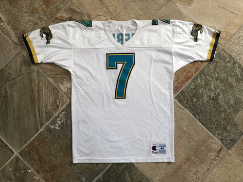 Vintage Jacksonville Jaguars Steve Beuerlein Champion Football Jersey, Size 44, Large