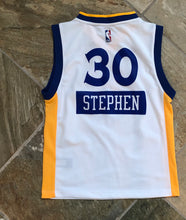 Load image into Gallery viewer, Golden State Warriors Stephen Curry Adidas Basketball Jersey, Size Youth Medium, 8-10