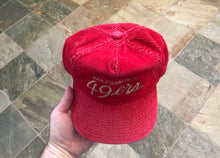Load image into Gallery viewer, Vintage San Francisco 49ers Sports Specialties Corduroy Script Strapback Football Hat