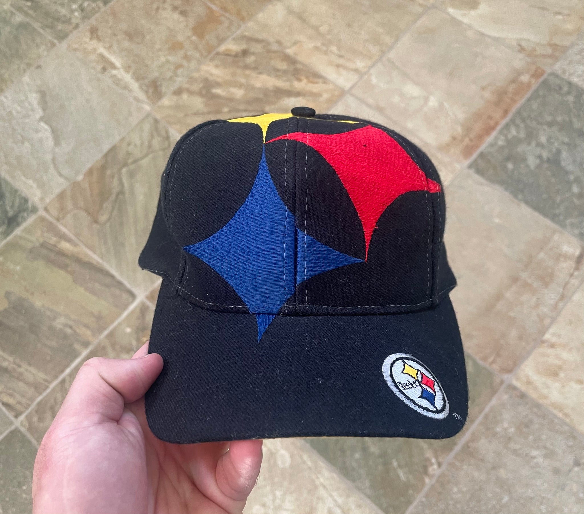 Vintage Pittsburgh Steelers Logo Athletic Splash Snapback Football Hat –  Stuck In The 90s Sports