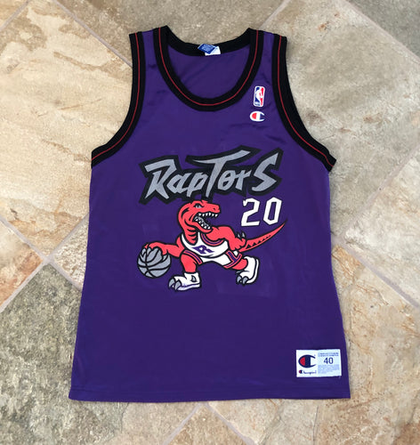 Vintage Toronto Raptors Damon Stoudamire Champion Basketball Jersey, Size 40, Medium