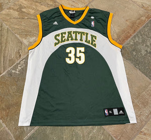 Seattle SuperSonics Kevin Durant Adidas Basketball Jersey, Size XL