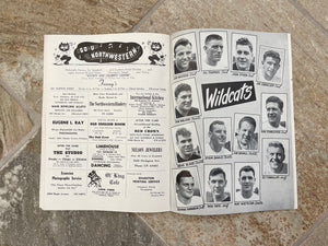 Vintage Northwestern Wildcats Colgate Raiders 1949 College Football Program ###