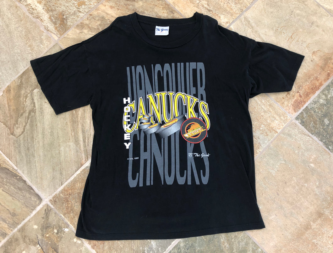 Vintage Vancouver Canucks The Game Hockey Tshirt, Size XL