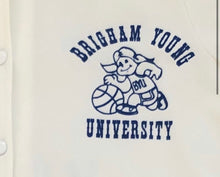 Load image into Gallery viewer, Vintage BYU Cougars Team Issued College Basketball Warmup Jacket, Size Medium