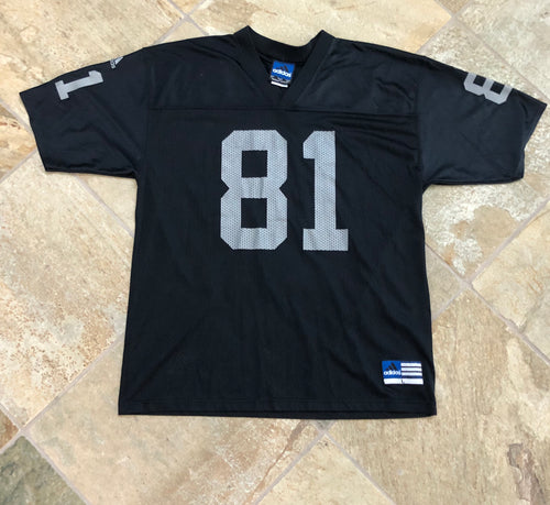 Vintage Oakland Raiders Tim Brown Adidas Football Jersey, Size Large