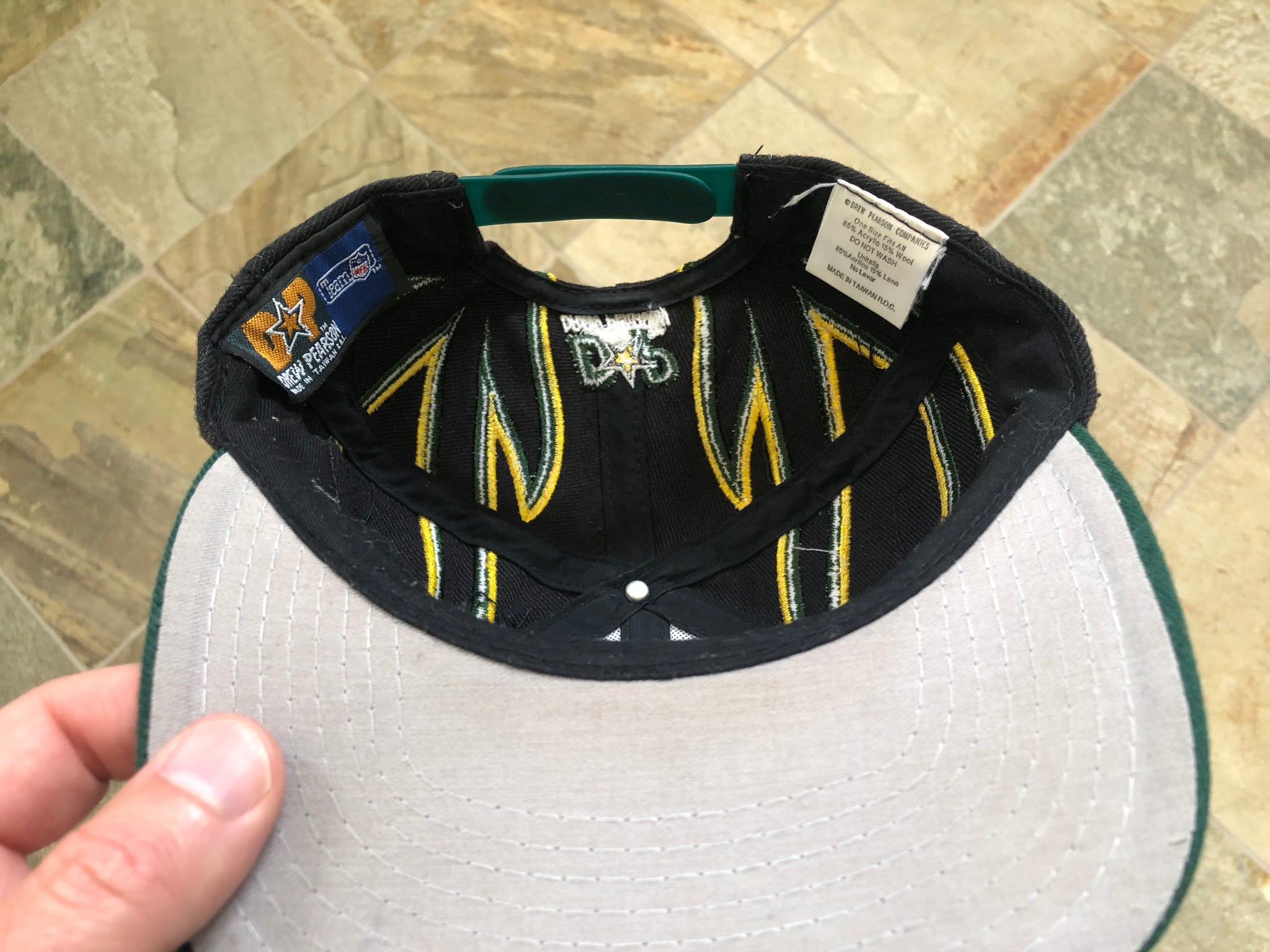 Vintage Green Bay Packers Drew Pearson Old English Snapback