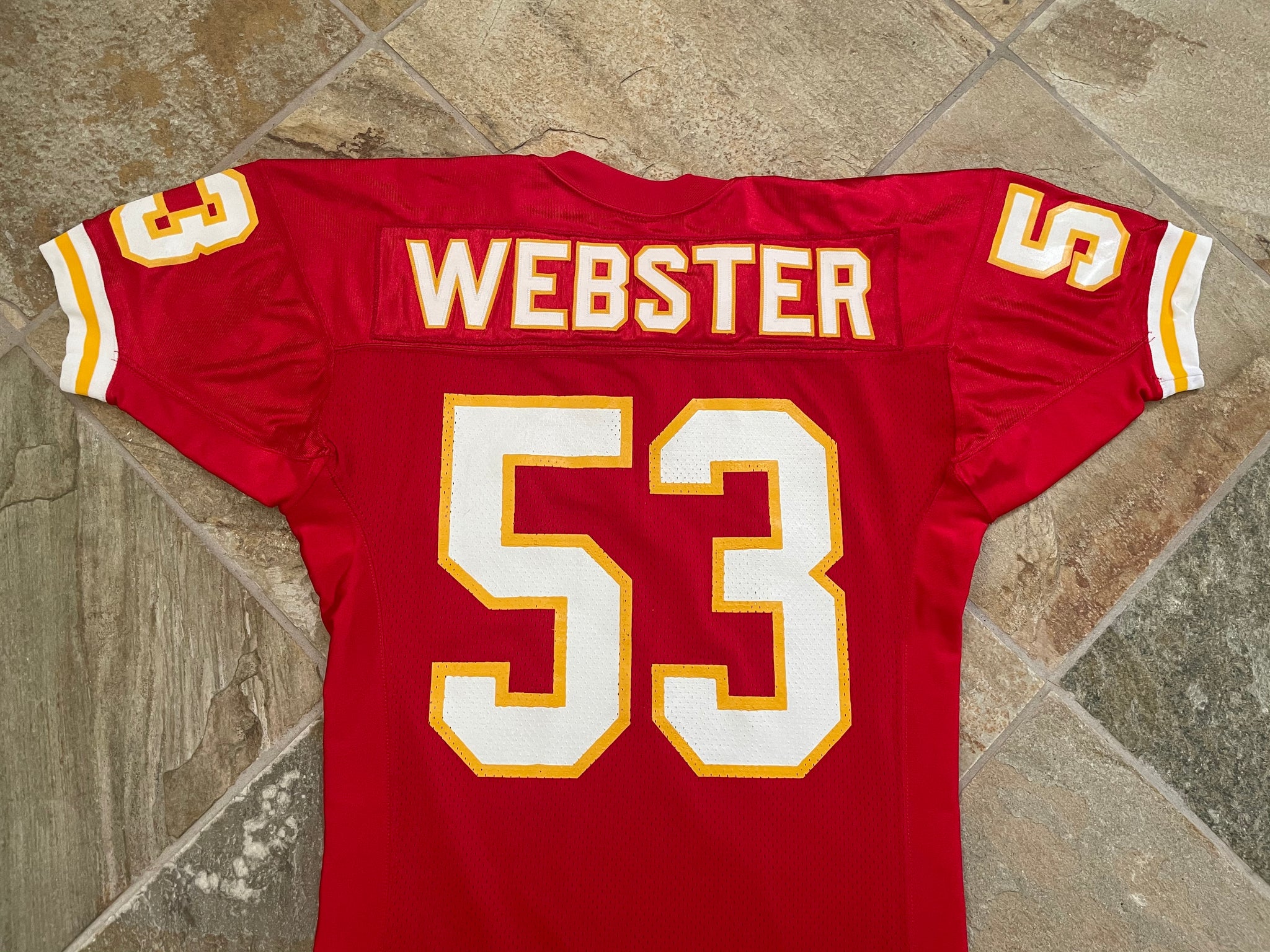 Vintage Kansas City Chiefs Mike Webster Wilson Game Worn Football Jers –  Stuck In The 90s Sports